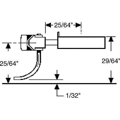 146 Long Centerset Shank Whisker Coupler 1/4" 2pr 1