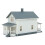 Walthers Cornerstone HO Scale Μοντέλο Κιτ - Σπίτι Εταιρείας pkg(2) 2