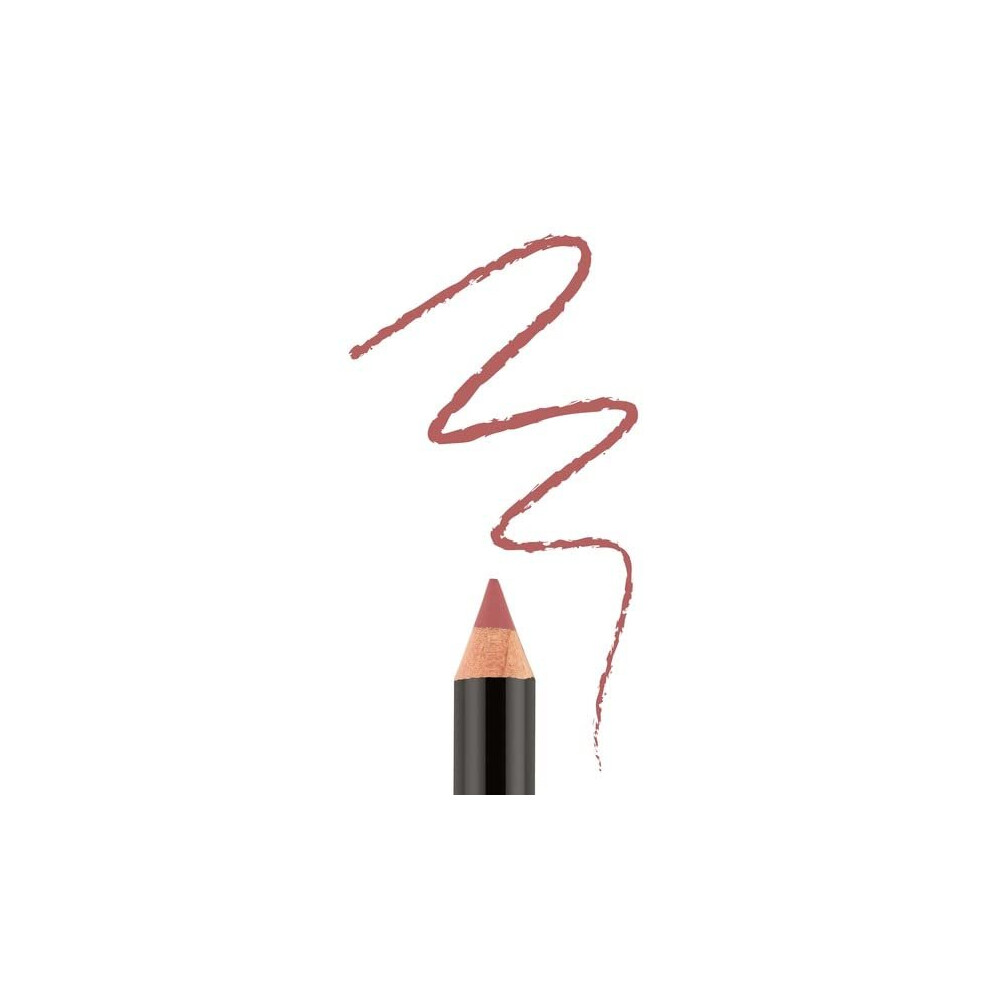 BODYOgRAPHY:cream Lip Pencil (Heatherberry): Rose Nude Waterproof & Pigment-Rich Salon Makeup w coconut Oil, Vitamin E gluten-Free, cruelty-Free, Para