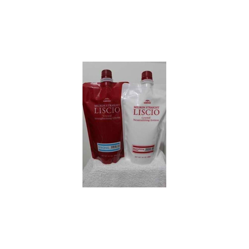 LISCIO Crystal Cream Straighteners & Neutralizer - Strong