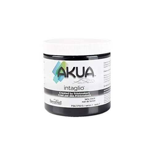Akua Intaglio Ink, 8 oz, Lamp Black