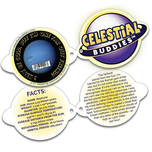 Celestial Buddies Neptune Buddy Πλανήτης Παιχνίδι Επιστήμης Διαστήματος Εκπαιδευτικό 2