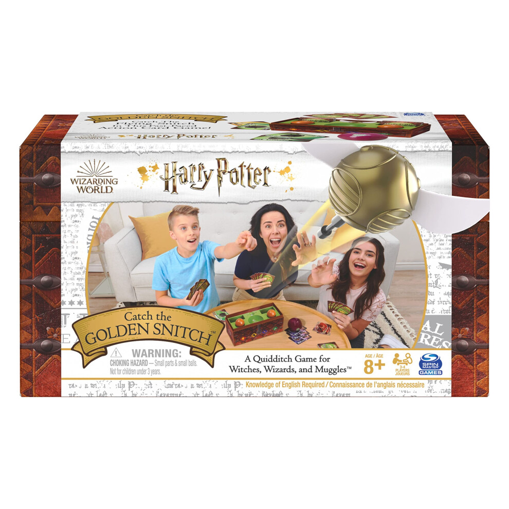 Harry Potter Attrapez Le Vif D'or Un Jeu De Soci T De Quidditch Pour Sorci Res, Sorciers Et Moldus Jeu Familial Partir De 8 Ans-image