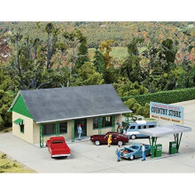 Kit da loja do pa   s Walthers Inc. 6 x 3-5/8 x 2-3/4 15,2 x 9,2 x 6,9cm