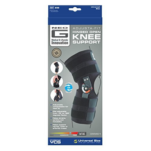 Neo G Hinged Knee Brace, Firm Support Adjustable Dials for Tendon