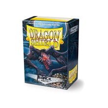 Dragon Shield Matte Black 100 Protective Sleeves