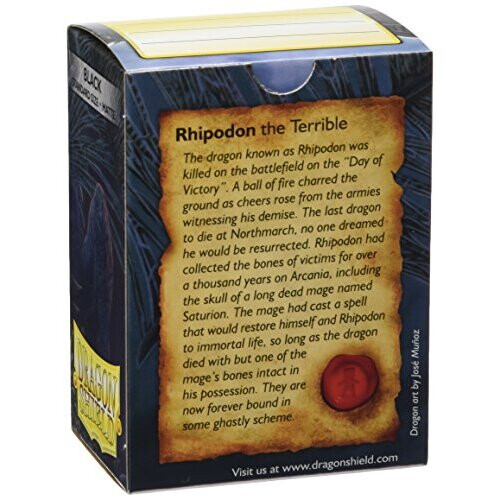 Dragon Shield Matte Black 100 Protective Sleeves 1