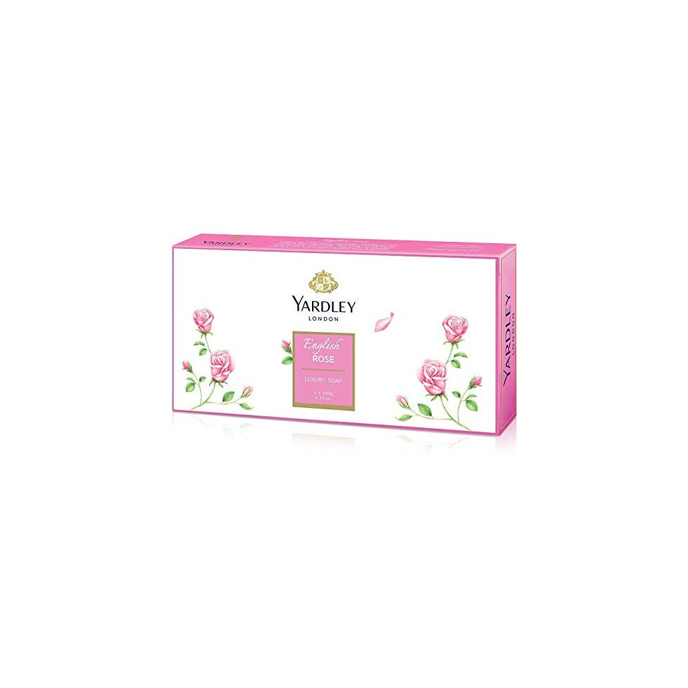 English Rose Soap 3 Bar Box 100gea bar by Yardley