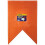Extension de Plaque Maison Champro (Orange), 17" x 25" 1