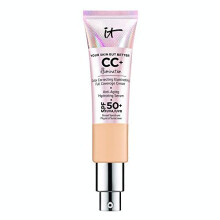 IT Cosmetics Your Skin But Better CC+ Cream Illumination, Medium (W) - Color Correcting Cream, Full-Coverage Foundation, Hydrating Serum & SPF 50+ Sun