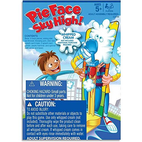 Hasbro Hasbro Gaming Pie Face Sky High Game 1