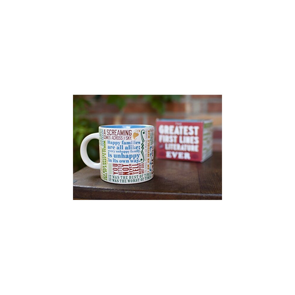 First Lines Literature Coffee Mug The Greatest Opening Lines Of