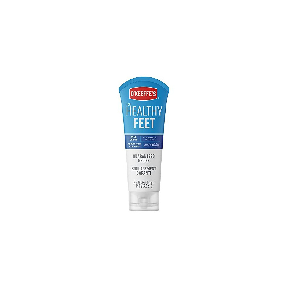 OKeeffes for Healthy Feet Foot Cream for Extremely Dry, Cracked, Feet, 7 Ounce Tube, (Pack of 1)