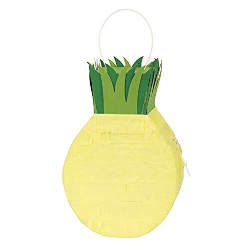 Unique Party 20976 Mini Pineapple Pinata Decoration, Multicolour