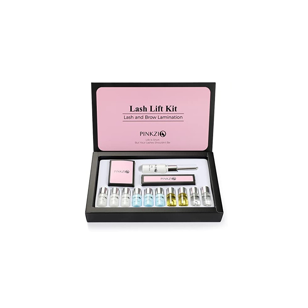 Pinkzio Wimpernlifting-Set, Wimperndauerwelle, Professionelle Wimpernwelle, Semipermanente Dauerwelle, Geeignet F R Den Salon, Pink-image
