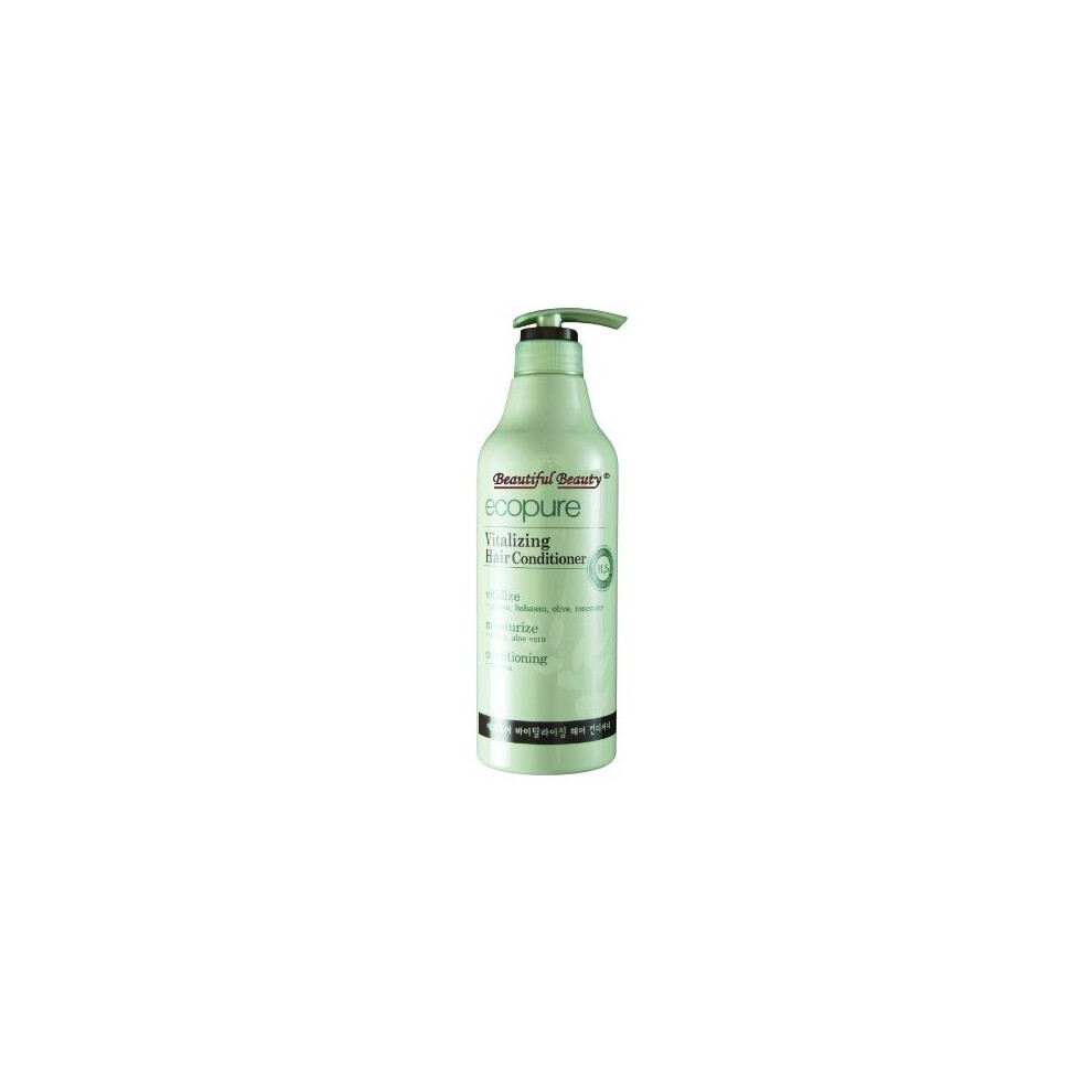 Cosmocos Ecopure Vitalizing Hair Conditioner 700Ml - Natural Origin Ingredients 91.5%