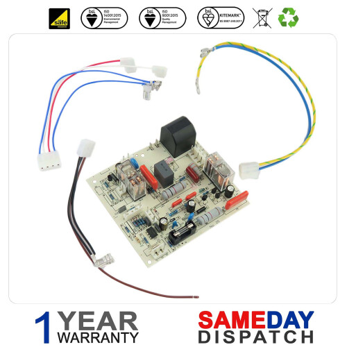 HTS Boiler PCB Cables Compatible With Ideal 25B Boiler PCB with Cables 079716 1