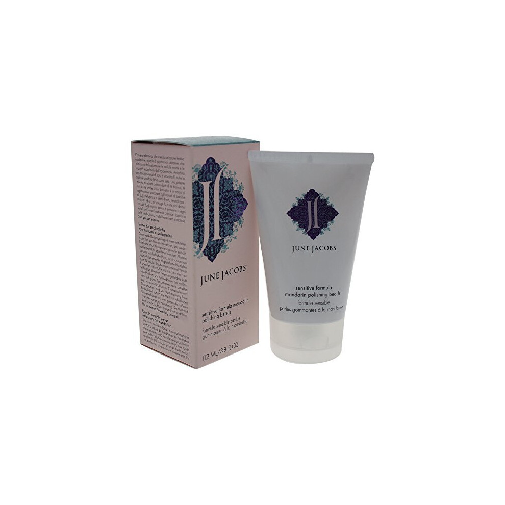 June Jacobs Sensitive Formula Mandarin Polishing Beads, 3.8 Fl Oz