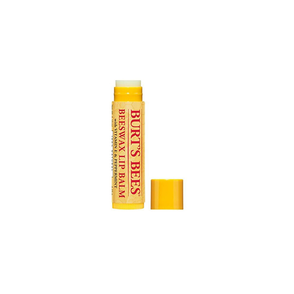 BURTS BEES Beeswax Lip Balm Tube, 4 GR