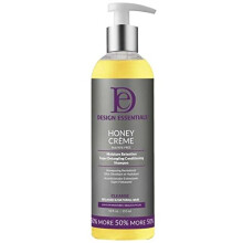 Shampoing Nettoyant Honey Creme Design Essentials 12oz – Brillance et Douceur pour Tous Types de Cheveux (Sans sulfate)