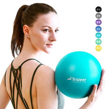 Trideer Ballon de Pilates 23 cm, Petit Ballon d'Exercice avec Guide d'Exercice