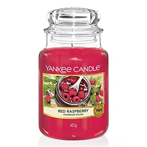 Yankee Candle Yankee Candle 1323186EZ Large Jar Candle Red Raspberry