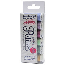 Surtido de Sulky Sampler de algod   n de 12 hilos, tama   o peque   o, Rosewood Manor, paquete de 6