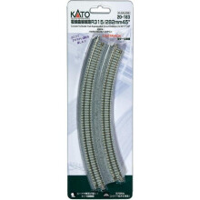 Kato 20-183 N Unitrack 12 3/8 - 11 Radi Dbl Curve 2St