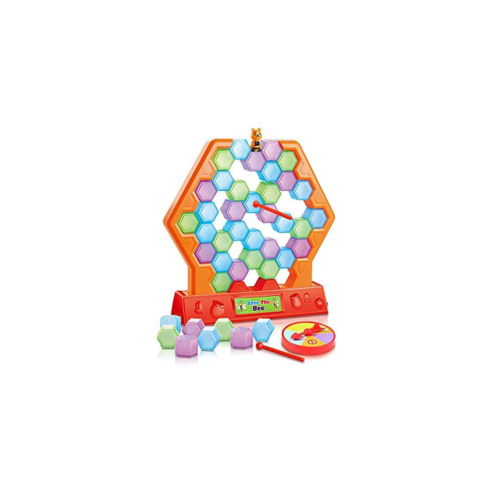 Gamie Save The Bee Game for Kids - Interactive Stacking and Tumbling Game - Educational Learning Toy - Great for Boys and Girls - Fun Indoor Activity-image-OPC-PB6MBMZ-NEW