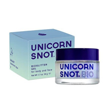 Unicorn Snot Biodegradable Holographic Body glitter gel for Body, Face, Hair - Vegan & cruelty Free - 17 oz (Bio galaxy)