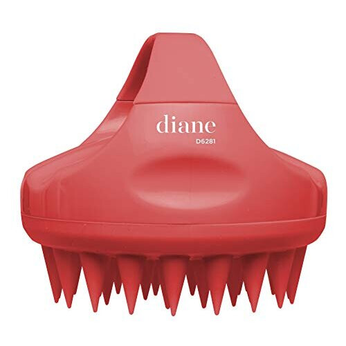 Diane Shampoo Massage Brush, Coral