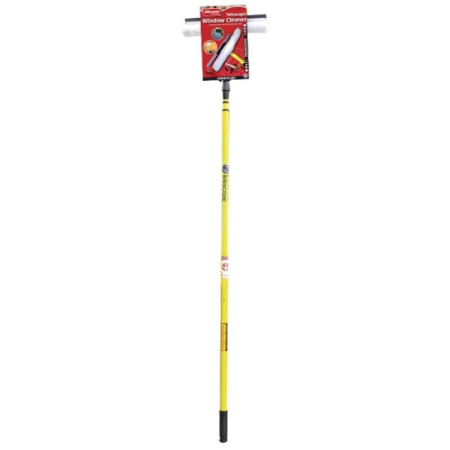 Kingfisher Kingfisher 3.5m 10ft Telescopic Window Cleaner Brush Squeegee Extendable Head UK 1