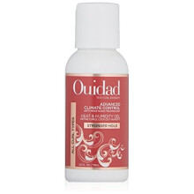 Ouidad Advanced Climate Control Heat & Fuidicity Stronger Hold Gel Travel Size-2,5 fl oz Anti-Frizz Nano Technology Styling Gel frhindrar flyawa