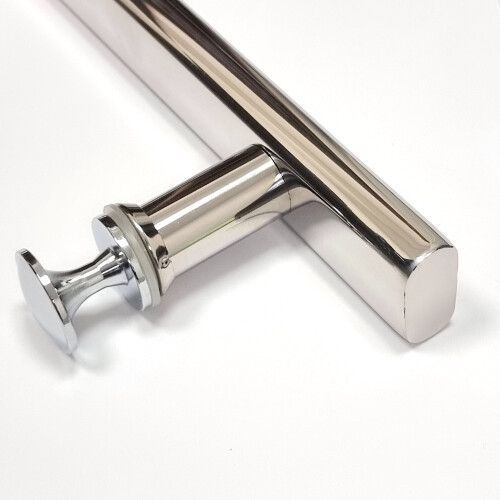 Shower Bath Door Handle Stainless Steel Chromed L-2 2