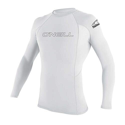 O' NEILL Ανδρικό Rash Guard Basic Skins 50+ L/S, Λευκό, L