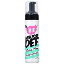The Doux Mousse Def Textuur Foam, Multi-Use Mousse Haar Foam voor Stylen, Conditioneren, Definiëren, Volumiseren, en Glans - 7oz
