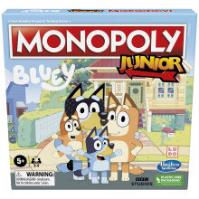 Hasbro Gaming Monopoly Junior: ?p?t?ap???? pa????d? Bluey Edition ??a pa?d?? ?????a? 5+ ?a??te ?? Bluey Bingo ?a  ? ?a? ?pa  p??   e ???a t????? ap?