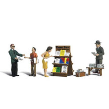 Figuras de Escena HO Newsstand Woodland Scenics