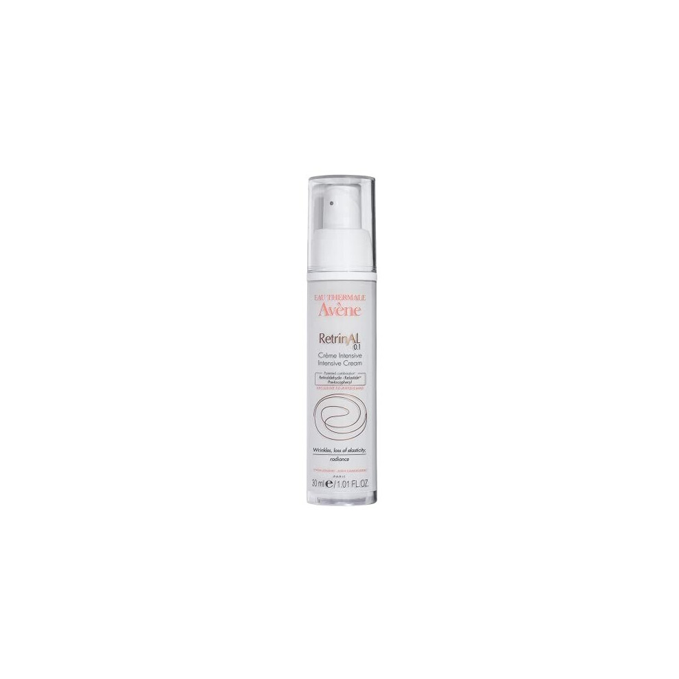 Eau Thermale Avene - RetrinAL 0.1 Intensive Cream - Retinaldehyde - Rejuvenates Skin & Helps Reduce Signs of Aging - Airless Pump - 1.0 fl.oz.