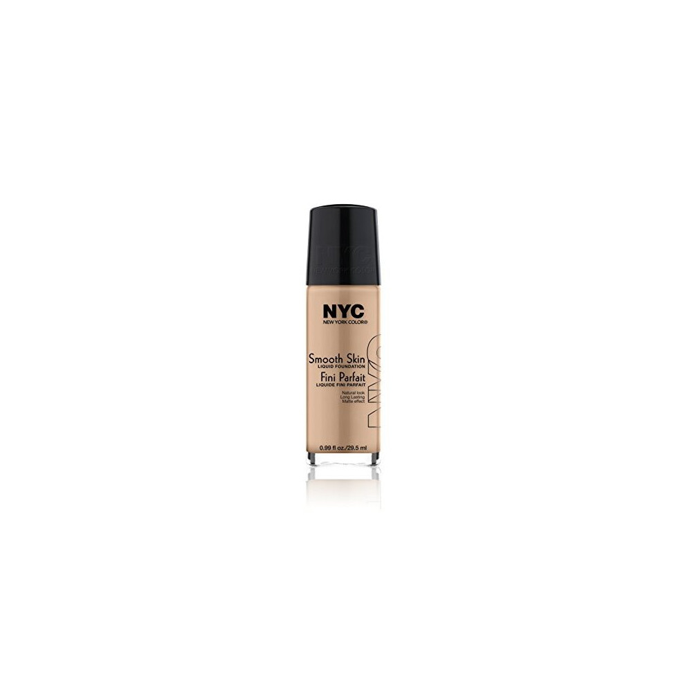 Nyc N.y.c. New York Color Smooth Skin Foundation, Warm Beige, 1 Fluid Ounce