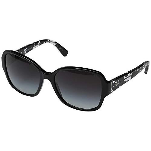 Coach Coach L154 HC8166 Sunglasses 534811-58 - Black/Black Crystal Mosaic Frame, Light HC8166-534811-58