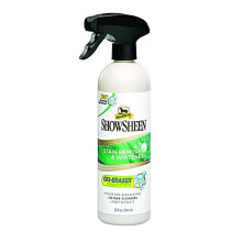 Absorbine ShowSheen 20 oz Stain Remover & Whitener - Oxi-Eraser Stain Lifters with Panthenol, Green Tea & Fruit Extracts
