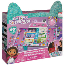 Spin Master Games, Gabbys Dollhouse, Meow-Mazing Hra, Hra pro Děti, Rodinné Hry, Předškolní Hra pro Rodiny a Děti 4+