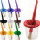 U.S. Art Supply 10 Τεμάχια Παιδικά Κύπελλα Χρώματος Χωρίς Διαρροές με Χρωματιστά Καπάκια 1