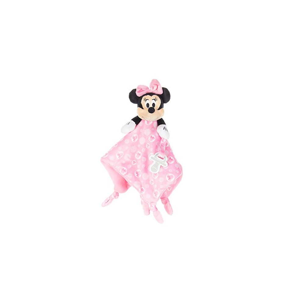 Kids Preferred Disney Baby Minnie Mouse Plush Stuffed Animal Snuggler Blanket - Pink