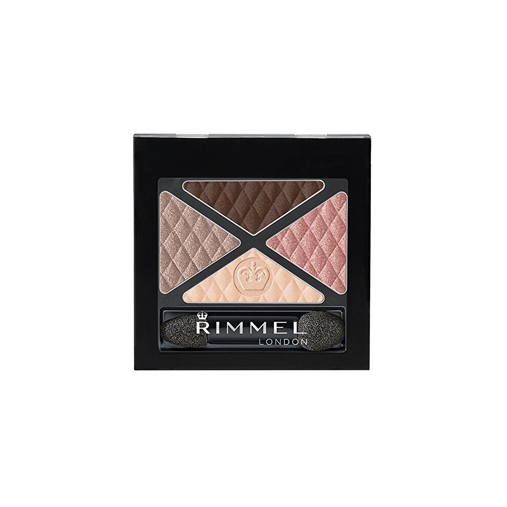 Rimmel Glam Eyes Quad Eye Shadow, Mayfair, 0.15 Fluid Ounce