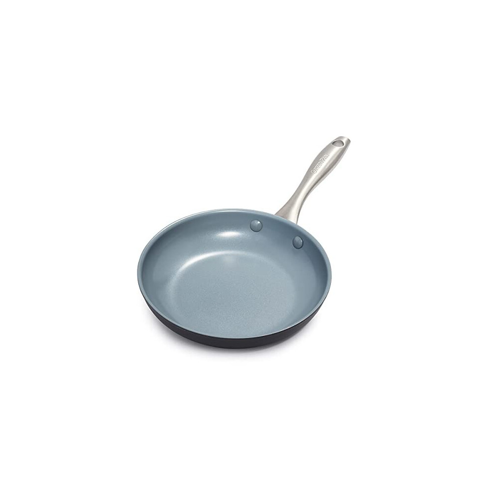 GreenPan Lima Healthy Ceramic Nonstick, Frying Pan/Skillet, 8", Gray