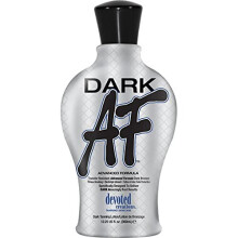 Devoted Creations Dark AF - Donker Tanning Lotion 12.25 oz voor een diepe, stralende teint. Perfect voor een zongebruinde huid!