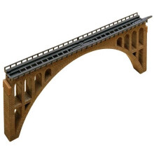 Faller 282924 Stone Arch Bridge Z Scale Building Kit, 8-5/8"