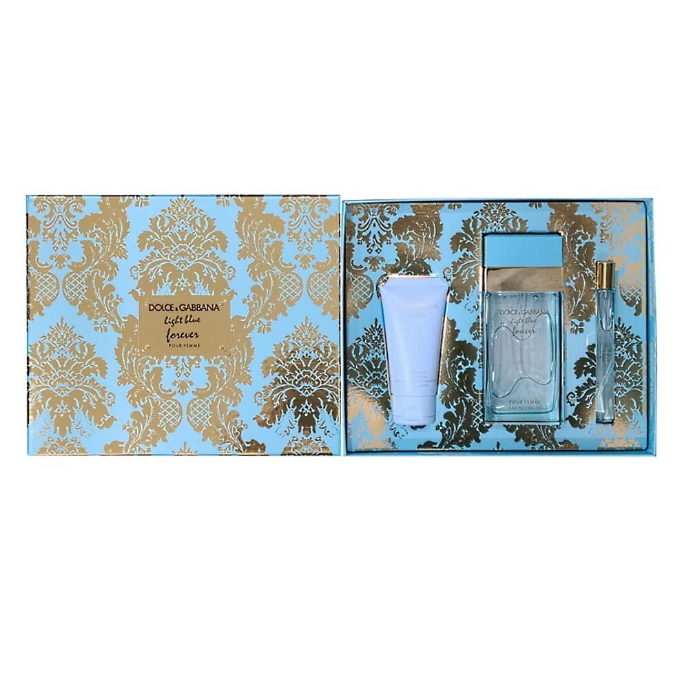 Dolce & gabbana Light Blue FOREVER EDP 3PcS gift Set For Women